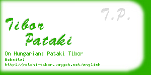 tibor pataki business card